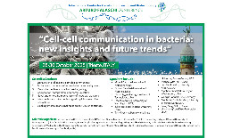 Cell-Cell Communication in Bacteria: New Insights and Future Trends